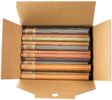 Minitube Preformed Coin Wrappers, Assorted, 500 Count