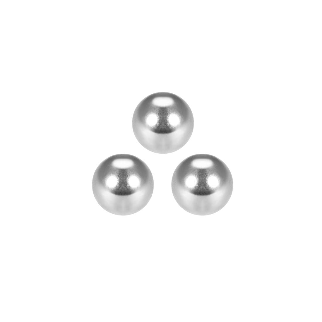 sourcing map 20mm Precision Chrome Steel Bearing Balls G25 3pcs