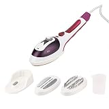 Kosiehouse Hand Held Fabric Steam Iron, Fast Heat-up Household Travel Garment Steamer with Ceramic Soleplate - 2 Fabric Brush Included