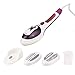 Kosiehouse Portable Hand Held Clothing Steam Power Iron, Fast Heat-up Iron Household Garment Steamer with Ceramic Soleplate Perfect for Travel - 2 Fabric Brush Included