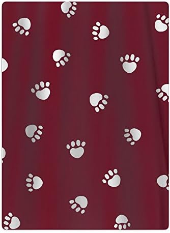 NHN556 Ruby Red Paw 100% Cotton Cute Cartoon Beach Pool Bath Towel For Boys Teenage