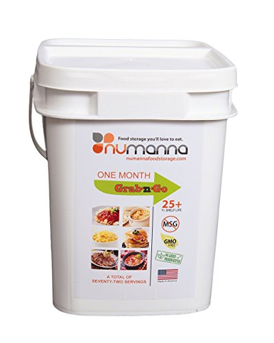 NuManna INT-NMGNG 76 Meals, 25 Plus Year Shelf Life