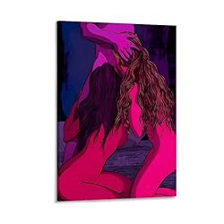 Sexy Nude Lovers Wall Art for Erotic Canvas Art