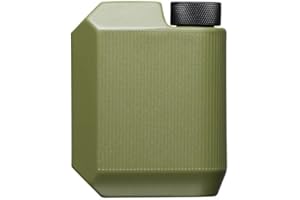 Corkcicle Cool Flask - Pocket-Friendly & Stainless Steel Modern Flask - Powder-Coated Finish - Durable for Everyday Use - Gift-Ready - Matte Olive, 9 oz