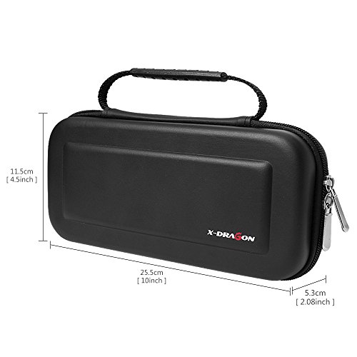 Nintendo Switch Case, X-DRAGON Protective Hard Travel Carry Shell Pouch Portable Case for Nintendo Switch Console & Accessories