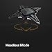 UniDargon T911W VGA Wifi Transmission Foldable RC Drone for Kids with Altitude Hold Mode,Four-Axis One Key Take Off Landing and Headless Mode Easy Fly Steady for Beginners (Black)