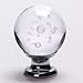 IFOLAINA Pack of 10 3D Laser Engraving Crystal Glass Bubbles Ball Cabinet Knob Cupboard Drawer Pull Handle 30mm