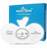 Easy@Home Rechargeable Compact Wireless TENS Unit - 510K Cleared, FSA Eligible Electric EMS Muscl...