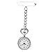 WZC Silver Nurses Lapel Pin Watch With Gift Box