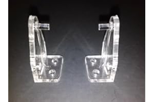 THASABA 4 Brackets, (2-pair) : 1" Mini Blind Hold Down , Great for home or RV