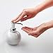 iDesign York Ceramic Soap Pump, Dispenser Holds 10 oz. for Kitchen, Bathroom, Sink, Vanity, 3.5