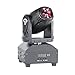 MFL. 10W RGBW LED Moving Head Light, 2-Pack, Auto/DMX/Sound Activated, Compact Aerial Effect, Fast Pans and Tilts, Suitable for KTV/Bar/Disco/Weddings/Family Parties