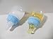 2 Reborn Baby Doll Bottles Boy Blue 2oz PROP Fake Milk + Fake Juice + Blanket (Styles Vary) +Prince Charming Pacifier with Putty AGES 8 YRS +