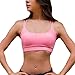 Women's High Impact Sports Bra Wirefree Push Up Run Yoga Bra Pink M
