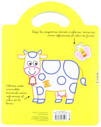 Pinta y pega los animalitos (4 títulos) (Spanish Edition)