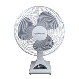 Comfort Zone CZ161WT Quiet 3-Speed 16-inch Oscillating Table Fan with Adjustable Tilt