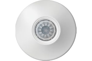 SENSOR SWITCH SensorSwitch Ceiling Motion Sensor, PDT Passive Dual Technology Passive Infrared PIR and Microphonics Occupancy Sensor, 360° Small Motion Detection, Indoor Use, Line Voltage, Standard Range