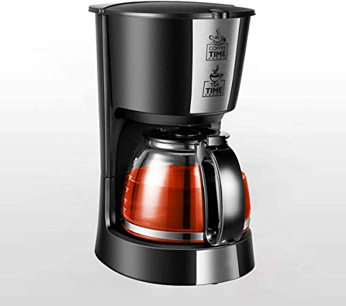 YQCX Filter-Kaffeemaschine, Tropfkaffee-Kaffeemaschinen Mit 0,6L Glaskanne Abnehmbarer Filterkaffeemaschine Anti-Trop…