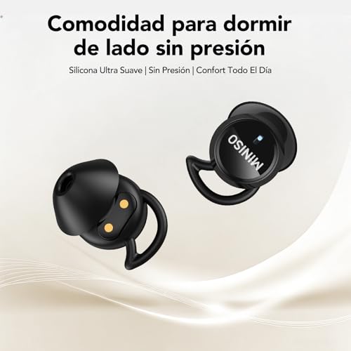 MINISO MS217 2-in-1 Sleep Headphones, Real Time Translator Headphones with App, Noise Cancellation, Bluetooth 6.0 & 48h Autonomy, Soft Pads for Travel, Work and Sleep