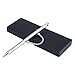 2x Fidget Think Ink Pen, Cubier Magnetic Hand Stress Relief Study Aid, Helps with ADHD and Stress, Improves Classroom Concentration - Premium Stainless Steel