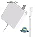 MacBook Pro / Air Charger 85W Power Adapter With MagSafe 1 (L) Style Connector - Works With 45W 60W & 85W MacBooks - / Pro-11/13/15/17” - Compatible With Macbooks (Mid 2012) & Before By Apax