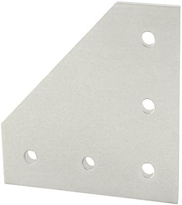 80/20 Inc, 4351, 15 Series 5 Hole 90 Degree Angled Flat Plate