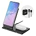 REFLYING Wireless Charger Duo 2 in 1 Qi-Certified Magnetic Fast Charging Stand & Pad Compatible for Xs Max/XR/X,Samsung Galaxy S10/S10+/S10e,Galaxy Watch 42&46mm/Active,Galaxy Buds,AirPods
