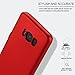 Galaxy S8 Plus Case, Myriann Luxury Slim Full Body Flexible TPU Drop Protection Tactile Grip Case Cover Guard for Samsung Galaxy S8 Plus (2017) (Red)
