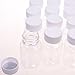 BCP 15 Pieces Plastic Clear Empty Plastic Solid Powder Medicine Pill Cylindrical Chemical Container Reagent Bottle 80ml