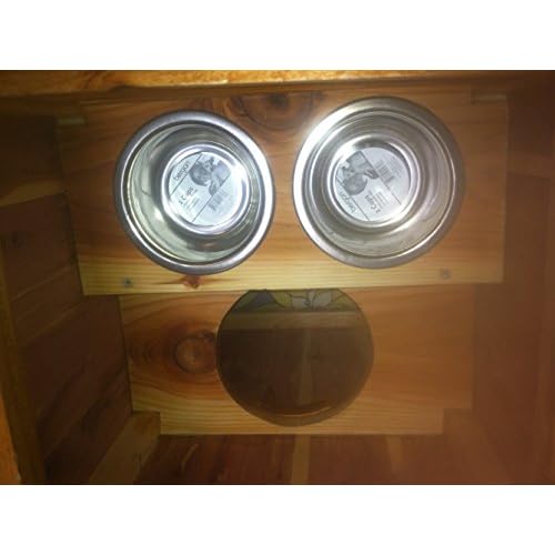 Cedar Dog Proof Cat Feeder Red Free Shipping Dr Heidt De
