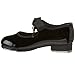 Capezio girls Jr. Tyette Tap Shoe, Black Patent, 7.5 M US Toddler