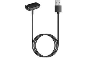 Threeeggs for Fitbit Charge 5 / Charge 6 Charging Cable, Replacement USB Charger Cord for Charge 5/6 / Luxe Health & Fitness Tracker [3.3ft/100cm]