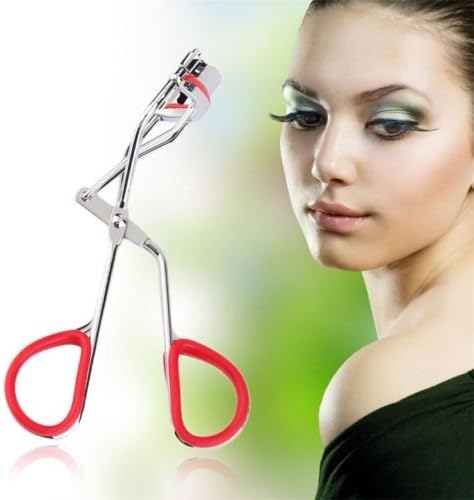 Alicenter(TM) Red Silicone Cushion Ring High Level Eyelash Curling Curler Mascara Beauty H