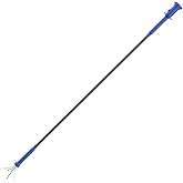 Housolution Grabber Tool Magnetic, Bendable Reacher with LED Lights, Blue | Four-claw Picker, Bendable Hose Pickup Sweeper, Flexible Long Handy Reaching Assist Tool for Litter Pick / Home Sink / Drain