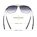 Aviator Sunglasses,IDESIGN Mirror Metal Frame Unbreakable Leisure Sunglasses Non-polarized Men Glasses,100% UV Protection Fila Ocean Beach Sun Bath