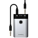 Lumsing 3.5mm A2DP Wireless Bluetooth Home Audio Stereo Receiver Transmitter Adapter for Headphones, TV, Computer, PC, iPod, MP3, MP4, Car Stereo