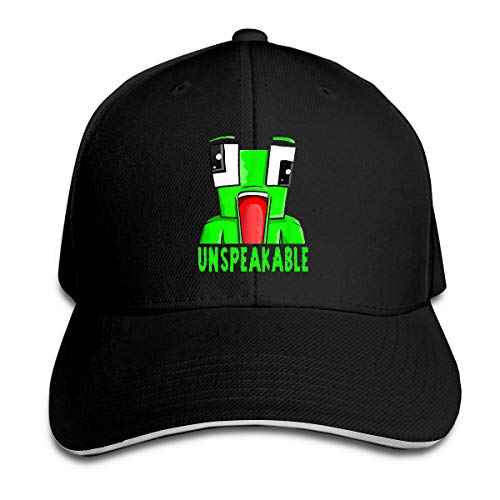 Unspeakable Logo Hat Sun Hats Adjustable Funny Baseball Hats,Black