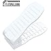 Utopia Living Adjustable Shoe Rack | Space Saving Shoe Slotz | 4 Pack White