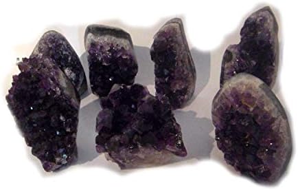 AMETHYST URUGUAN DEEP PURPLE AND CITRINE CRYSTAL CLUSTERS 662g st 21