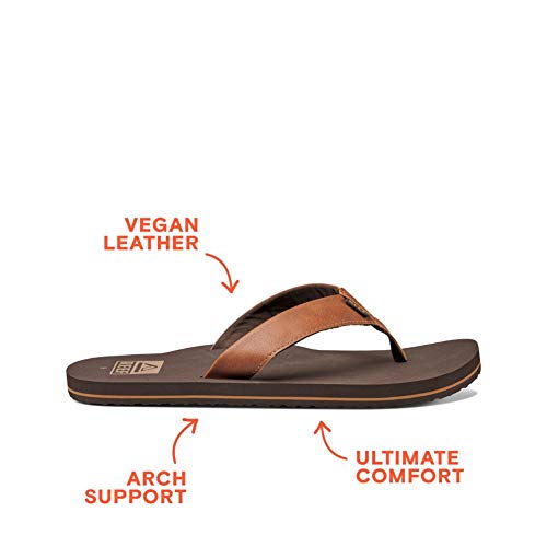 Reef Men's Sandals, Reef Twinpin, Brown, 8 Pricepulse