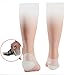 Appyculo Silica Gel Anti-skidding Shock-Absorbing Invisiable Height Increase Shoe Lift Inserts Insoles Pads Heel Lifts (Medium, white-1 pair)