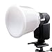 TopOne Universal Cloud lambency flash diffuser + White dome cover and fits all flashes