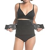 UpSpring Shrinkx Belly Bamboo Charcoal Postpartum Belly Band and Waist Trainer for Postpartum Support and Weight Loss S/M