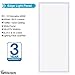 2x4 Flat Panel LED Light 60W, Allsmartlife Flat LED Troffer Panel Light Dimmable 0-10V, 6215Lumens, 100-277V DLC Qualified and Lighting Facts Fixture 4000K(Bright White), 2 Pack