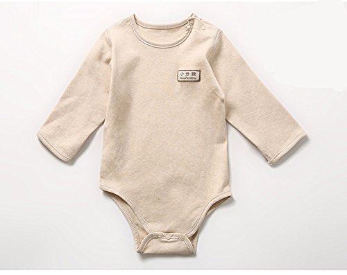 Monvecle 2 Pack Unisex-Baby Newborn to Toddler Long Sleeved Bodysuit Jumpsuit Romper 18M