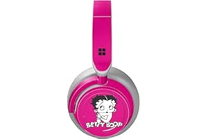 Skinit Decal Audio Skin Compatible with Surface Headphones - Officially Licensed Betty Boop Betty Boop Pink Background Design