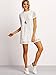 ROMWE Women's Short Sleeve Summer Lace Dress White S