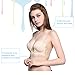 U-Shaped Bra Push Up Strapless Self Adhesive Silicone Bra Seamless V Shape Brassiere for Women NNude Cup B