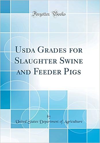 Usda Grades For Slaughter Swine And Feeder Pigs Classic Reprint