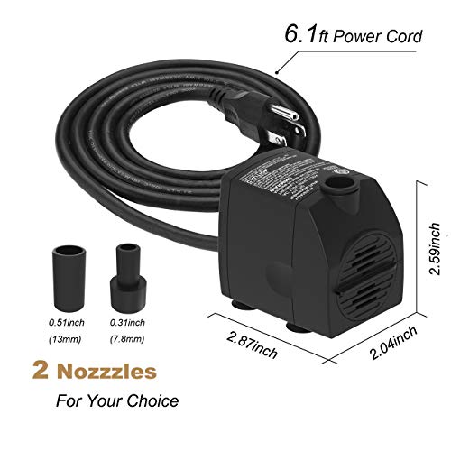 6 Submersible+Protection+Fountains+Hydroponics+Aquariums